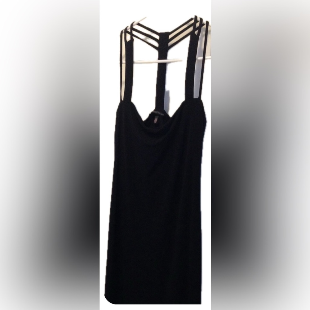 Victoria's Secret Bra Tops | Black Small Strappy Halter Neck T-back Built in Bra